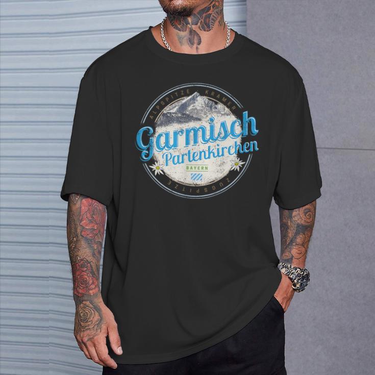 Garmisch Partenkirchen Bayern Alpen Deutschland Souvenir S T-Shirt Geschenke für Ihn