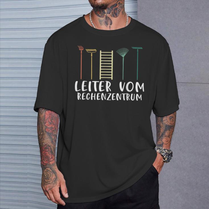 Gärtner Leiterom Rechenzentrum Garten Hobbygärtner Slogan T-Shirt Geschenke für Ihn