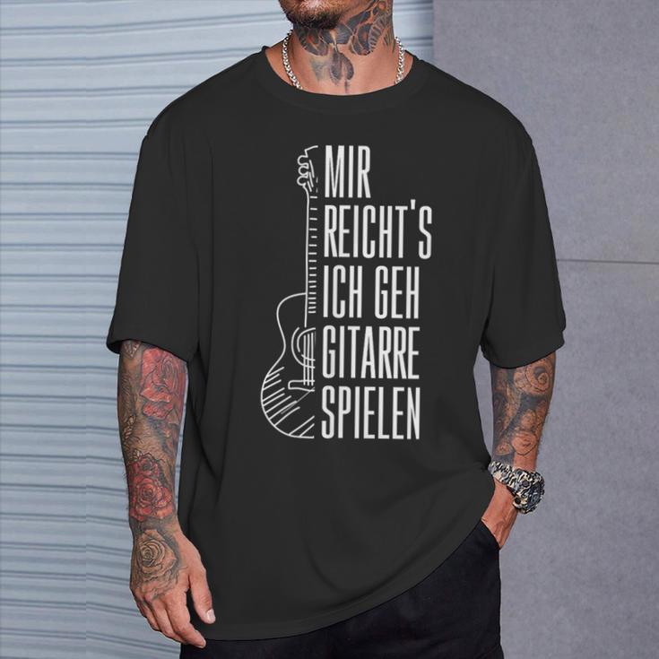 Guitar Mir Reichts Ich Geh Guitarre Spielen T-Shirt Geschenke für Ihn