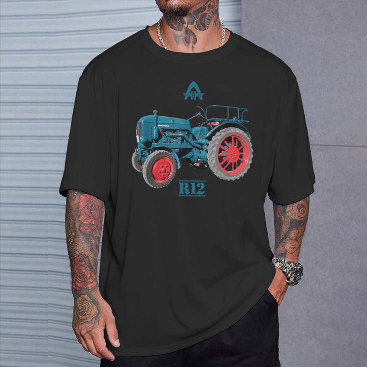 Hanomag R12 Trcker Ackermoped T-Shirt Geschenke für Ihn