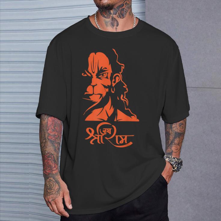 Hanuman Hindu God Jai Shri Ram T-Shirt Geschenke für Ihn