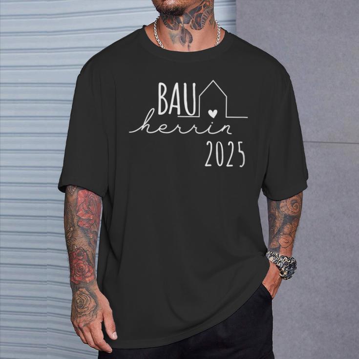 Hausbau Eigenheim Bauherrin 2025 T-Shirt Geschenke für Ihn