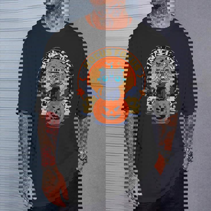 Hocus Focus Optometry Halloween Optometrist Eye Doctor Cat TShirt