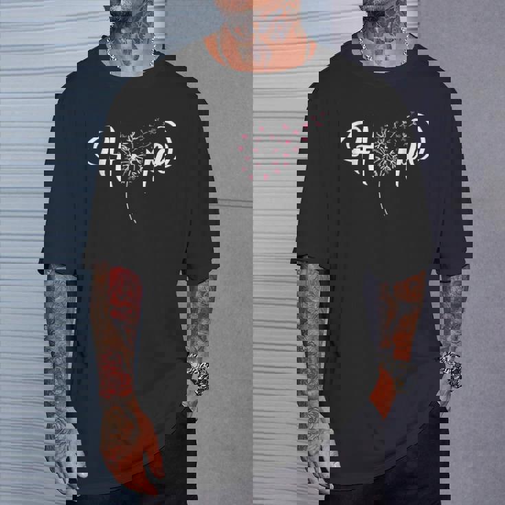 Hope Pink Ribbon Dandelion Breast Cancer Awareness Warrior T-Shirt Gifts for Him Hope Pink Ribbon Dandelion Breast Cancer Awareness Warrior T-Shirt Gifts for Him