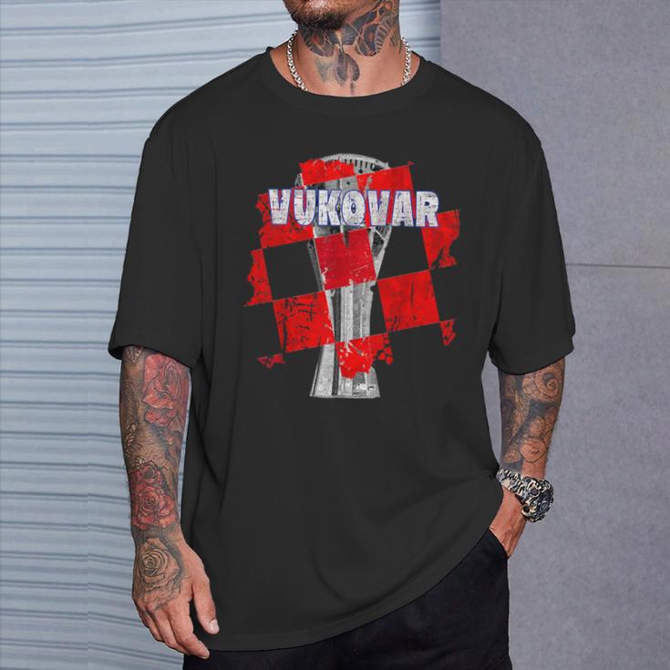 Hrvatskaukovarodotoranj Croatia T-Shirt Geschenke für Ihn