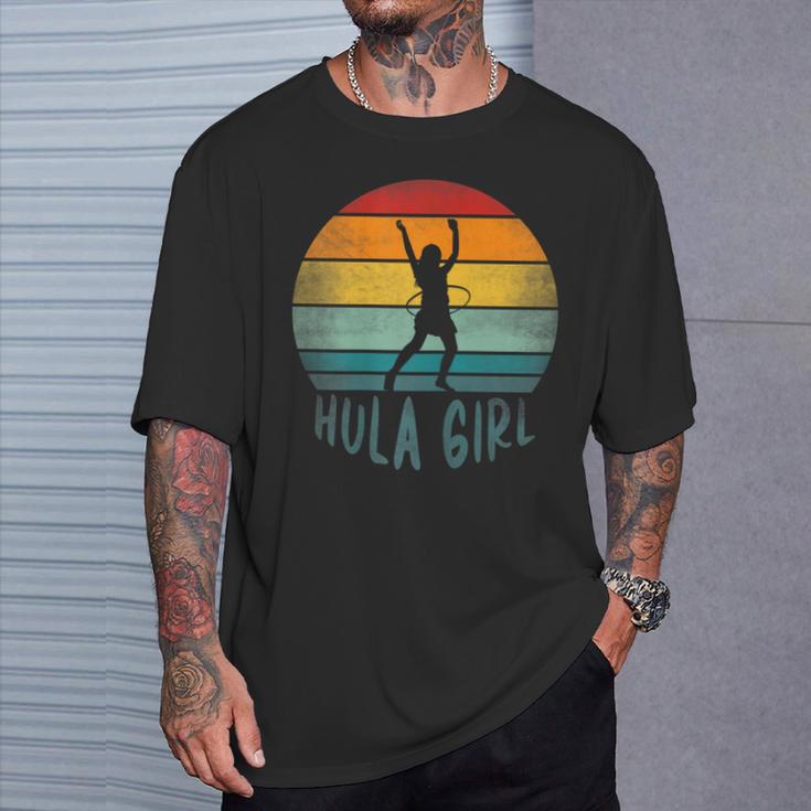 Hulahoop Hullern Hula Girl Hoola Hop Training Women's Hoopen T-Shirt Geschenke für Ihn