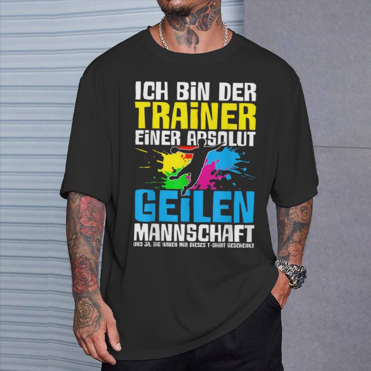 Ich Bin Der Trainer Handball Sport Spieler Hanballer T-Shirt Geschenke für Ihn