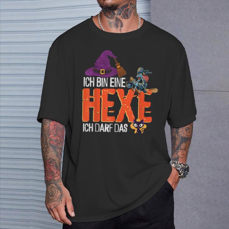 Ich Bin Eine Hexe Ich Darf Das Hexe T-Shirt Geschenke für Ihn