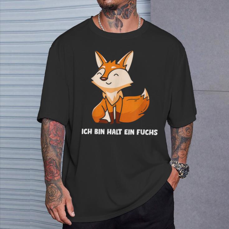 Ich Bin Halt Ein Fuchs Slogan Schlauer Fox T-Shirt Geschenke für Ihn