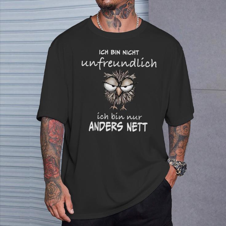 Ich Bin Nicht Gemein Ich Bin Nur Anders Nett T-Shirt Geschenke für Ihn