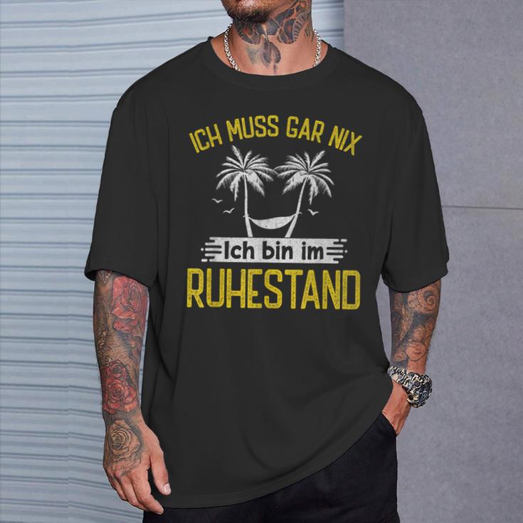 Ich Bin Im Ruhestand Pensioner T-Shirt Geschenke für Ihn