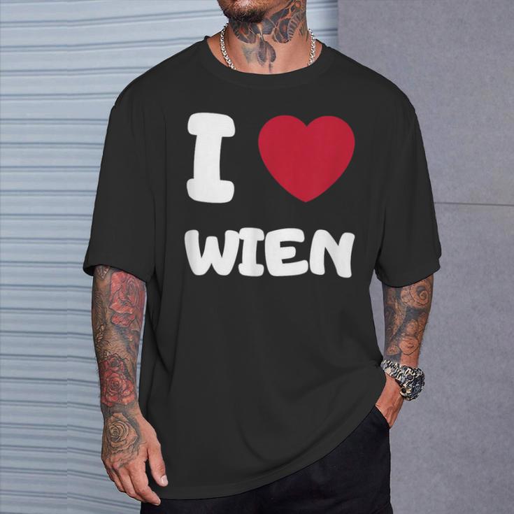 Ich Herz I Loveienna T-Shirt Geschenke für Ihn