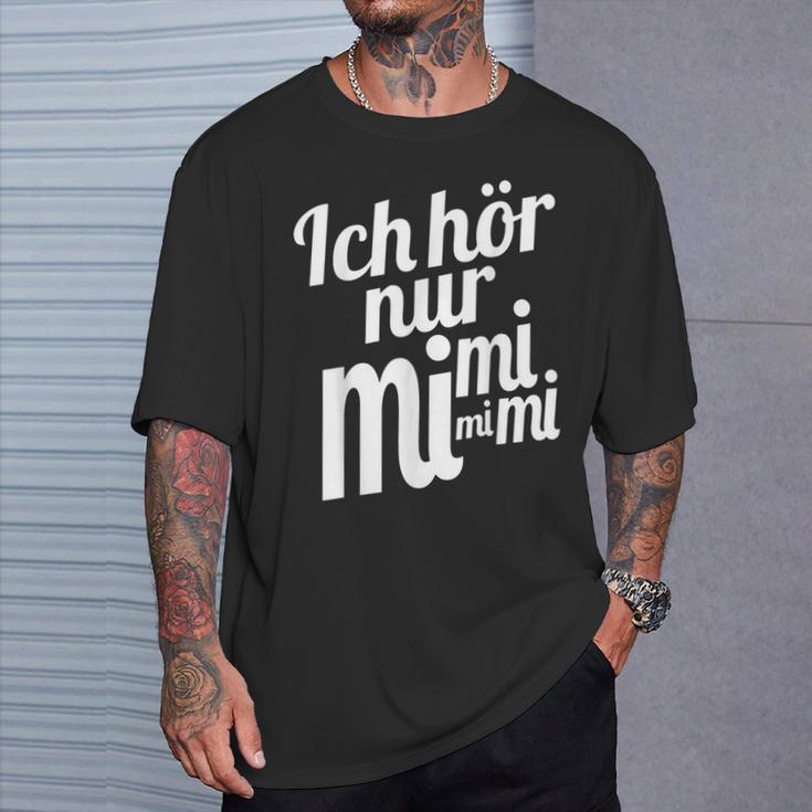 Ich Hörnur Nur Mimimi T-Shirt Geschenke für Ihn