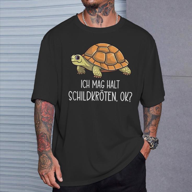 Ich Mag Halt Schildkröten Ok T-Shirt Geschenke für Ihn