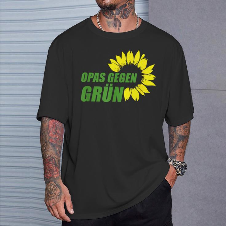 Ich Opas Gegen Grünen T-Shirt Geschenke für Ihn