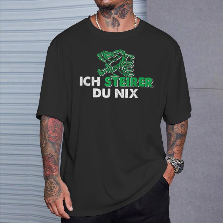 Ich Steirer Du Nix Steiermark T-Shirt Geschenke für Ihn