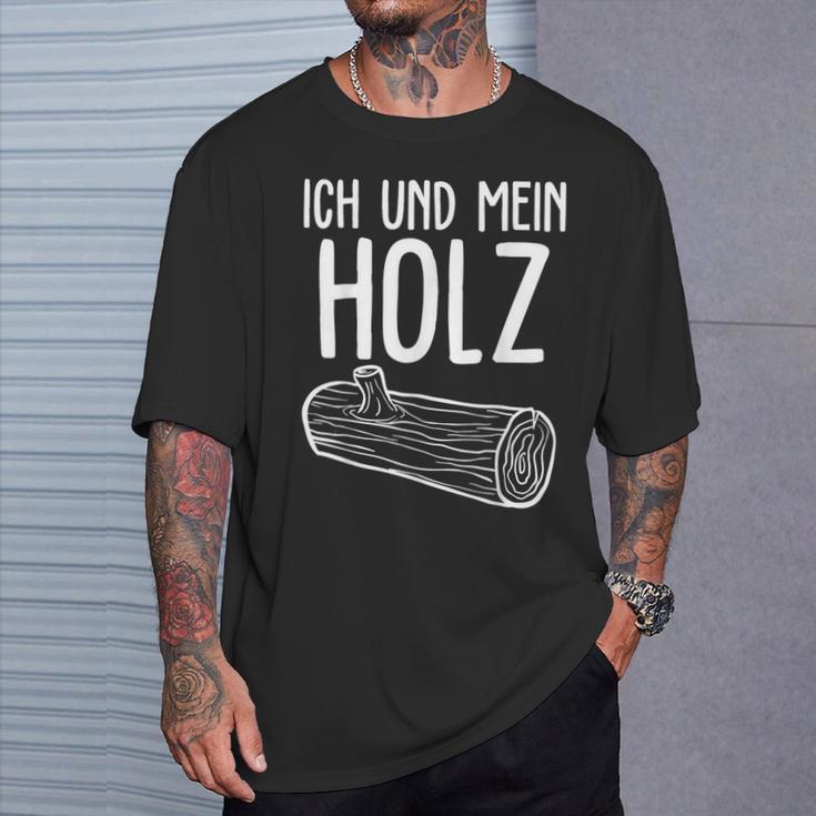 Ich Und Mein Holzfäller Forest Firewood T-Shirt Geschenke für Ihn