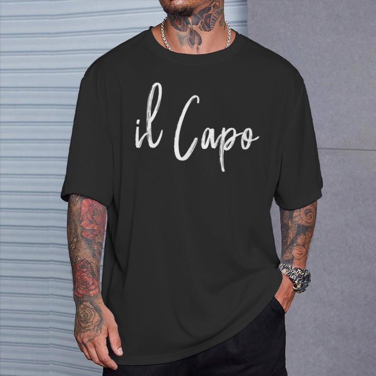 Il Capo Italian The Boss T-Shirt Geschenke für Ihn