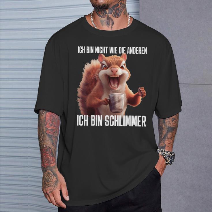 Ironie Ich Bin Nicht Wie Die Anderen T-Shirt Geschenke für Ihn