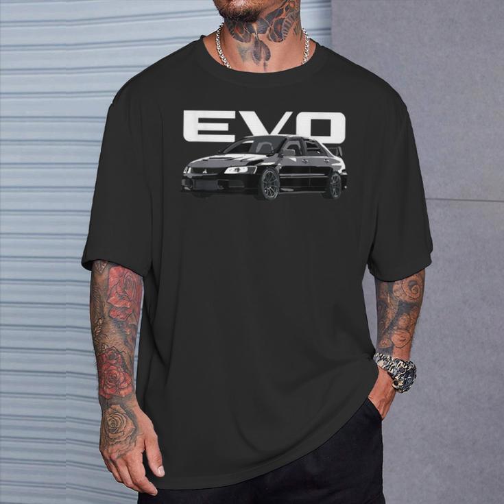 Jdm Car Evo 9 Asphalt T-Shirt Geschenke für Ihn