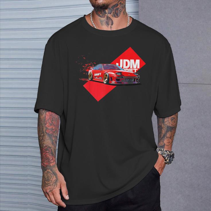 Jdm Drift Car Retro Japan Nippon Tuning T-Shirt Geschenke für Ihn