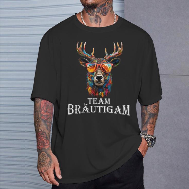 Jga Team Groom Deer Hunter Stag Night T-Shirt Geschenke für Ihn