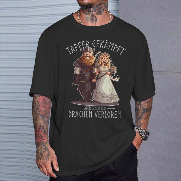 Jgaikings Tapfer Gekämpft Aber Gegen Den Drachenerloren T-Shirt Geschenke für Ihn