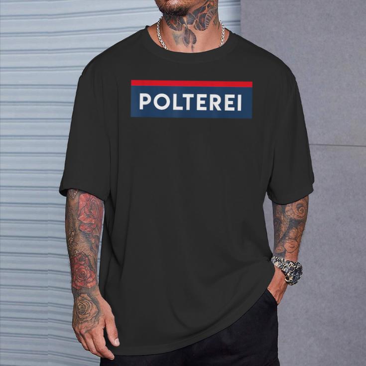 Junggesellenabschied Jga Polterei Polizei T-Shirt Geschenke für Ihn