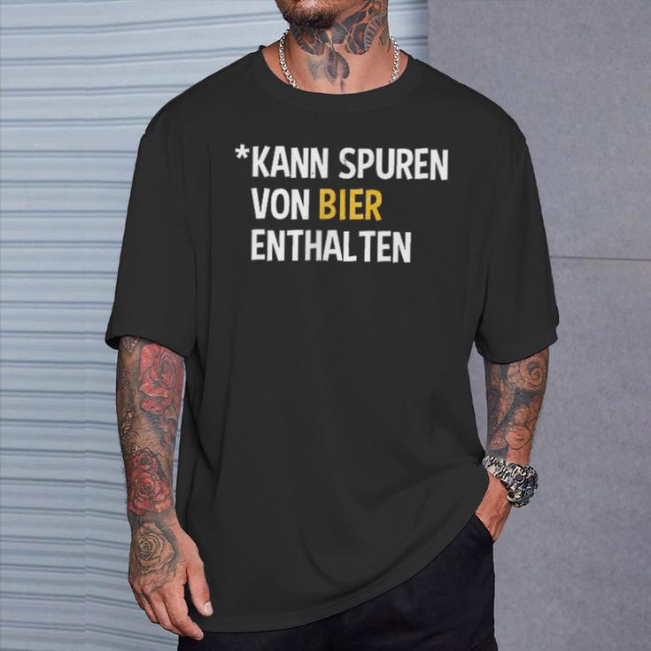 Kann Spurenon Bier Enthalten T-Shirt Geschenke für Ihn