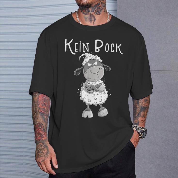 Kein Bock Sheep Slogan I Nö Fun I Einfach Nö I No T-Shirt Geschenke für Ihn