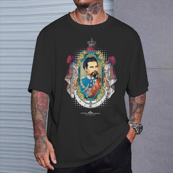 King Ludwig Ii Prunk T-Shirt Geschenke für Ihn