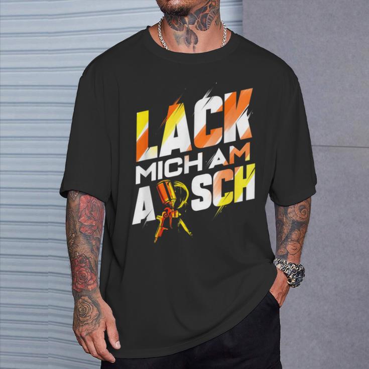 Lack Mich Am Arsch Lackier T-Shirt Geschenke für Ihn