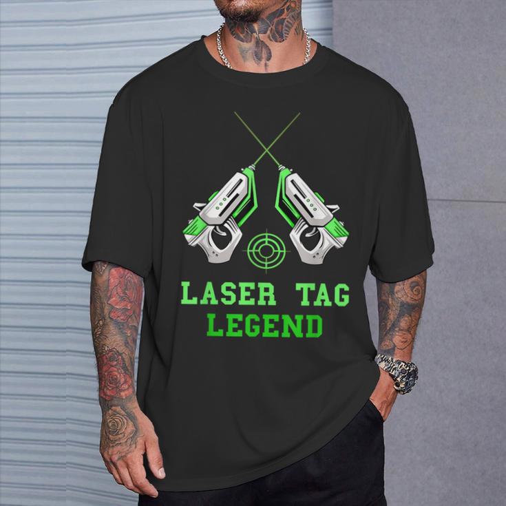 Laser Tag Legend Lasertag Player Indoor Game Sports Team T-Shirt Geschenke für Ihn