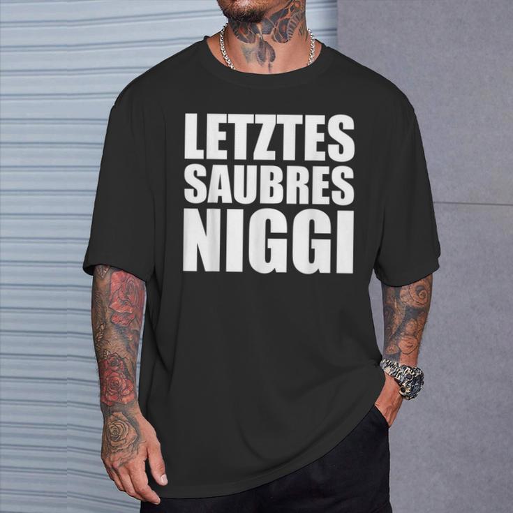 Last Saubres Niggi Ossi Estdeutsch Dialect Ossi Sächsisch T-Shirt Geschenke für Ihn