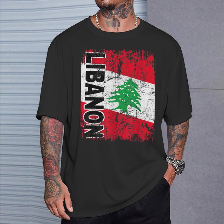 Libanon Flag Women's Children's Libanon T-Shirt Geschenke für Ihn