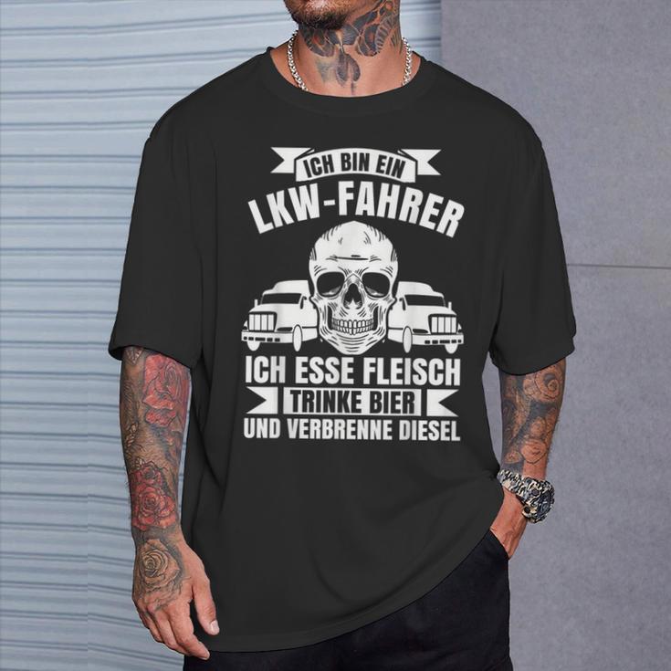 Lorry Driver Trucker Lorry Carrier T-Shirt Geschenke für Ihn