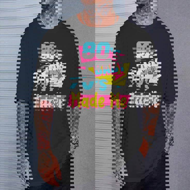 Los Años 80'S Baby 90'S Made Me Retro Nostalgia De Los 80 Camiseta unisex Regalos para él
