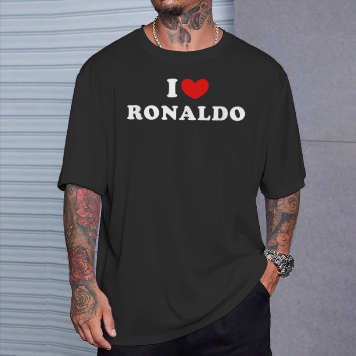 I Love Ronaldo I Love Ronaldo T-Shirt Geschenke für Ihn