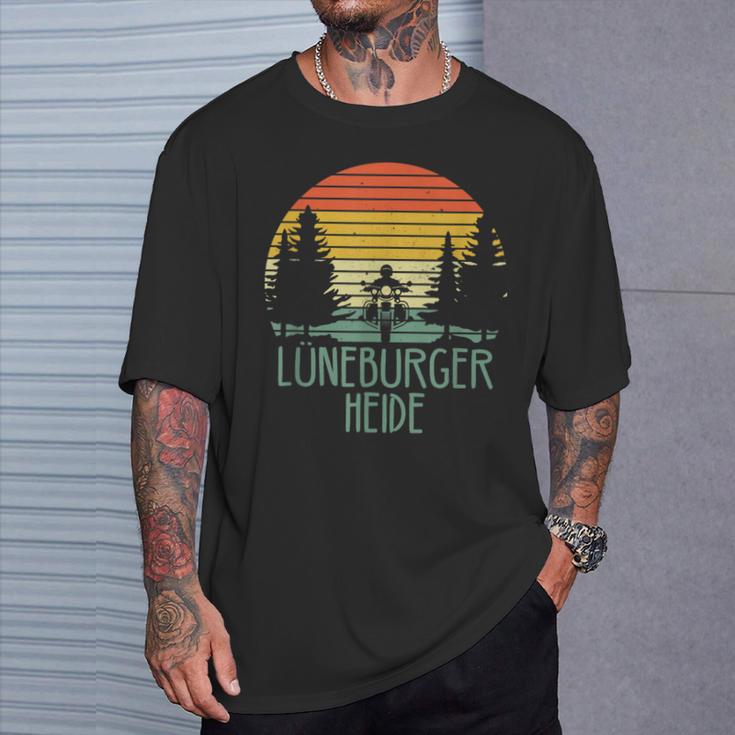 Lüneburg Heide I Celle Motorcycle For Hikers And Biker T-Shirt Geschenke für Ihn