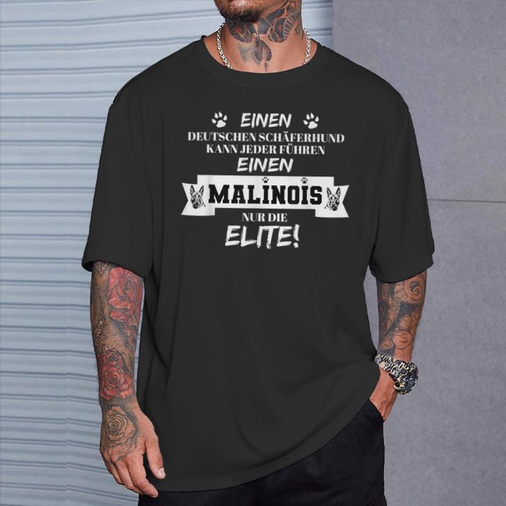 Malinois Nur Die Elite Belgian Malinois T-Shirt Geschenke für Ihn