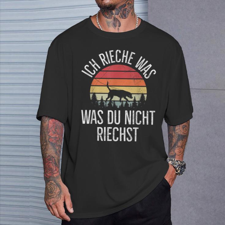 Mantrailing Ich Rieche Was Du Nicht Rüchst Ich Rieche Was Du T-Shirt Geschenke für Ihn