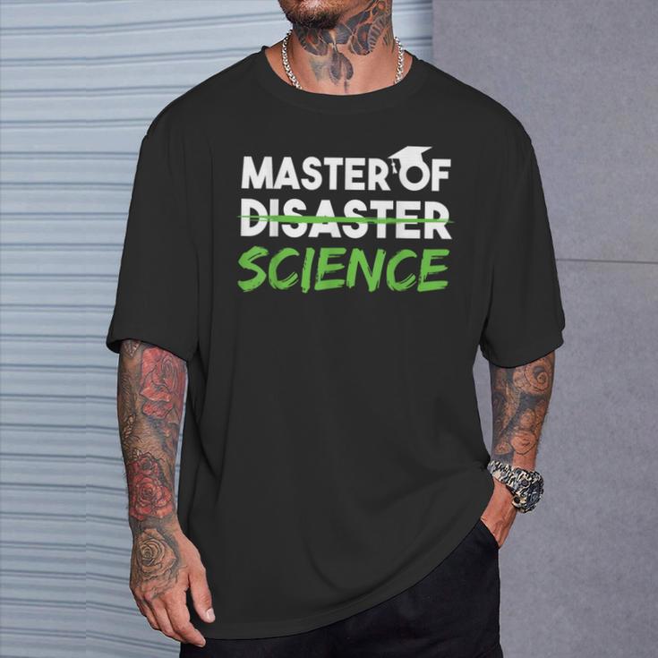 Master Of Science Uni Graduation Master T-Shirt Geschenke für Ihn