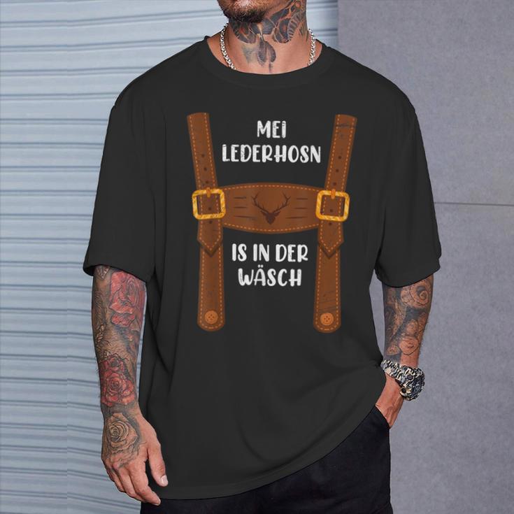 Meine Lederhose Ist In Der Wäsche Ersatz Tracht T-Shirt Geschenke für Ihn