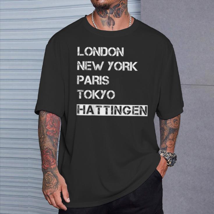 Meine Stadt Geburtort & Heimatliebe Hattingen T-Shirt Geschenke für Ihn