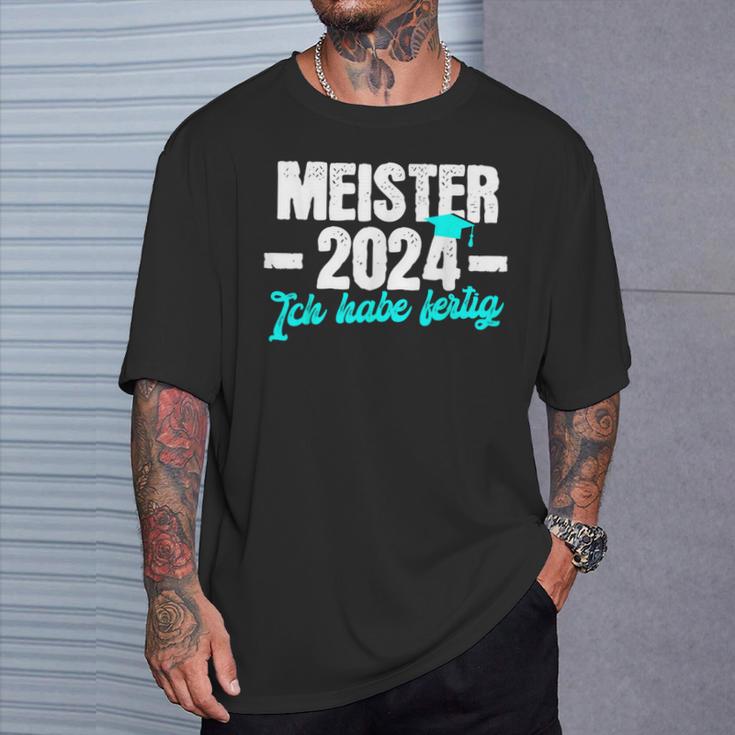 Meister 2024 Ich Habe Fertig Meisterprüfung T-Shirt Geschenke für Ihn