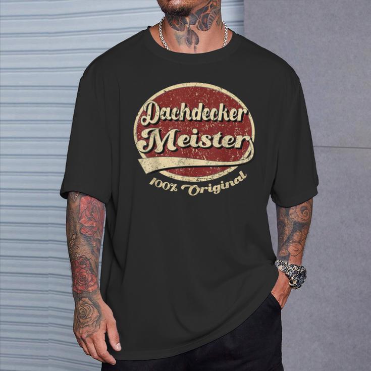 Meister Dachdecker Handwek 100 Original T-Shirt Geschenke für Ihn