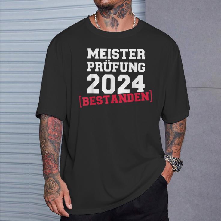 Meisterprüfung Bestanden Für Meister 2024 Handwerk T-Shirt Geschenke für Ihn