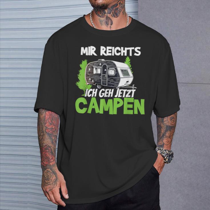 Mir Reichts Ich Geh Camping Caravan T-Shirt Geschenke für Ihn