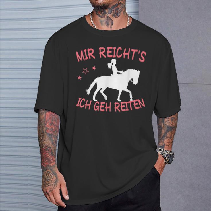 Mir Reicht's Ich Geh Reiten T-Shirt Geschenke für Ihn