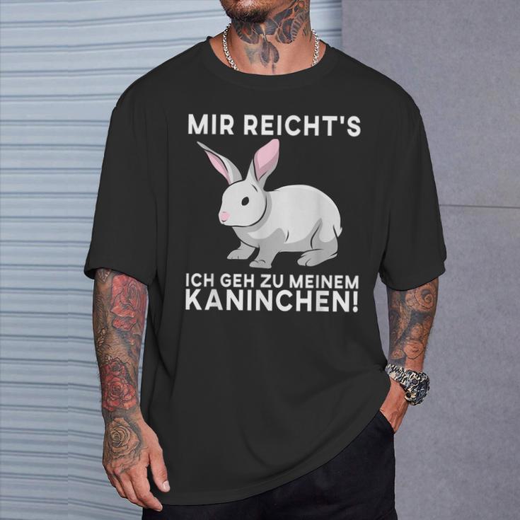 Mir Reichts Ich Geh Zu Mein Rabinchen Cute Rabbit T-Shirt Geschenke für Ihn